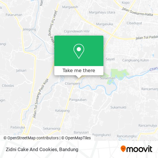 Zidni Cake And Cookies map