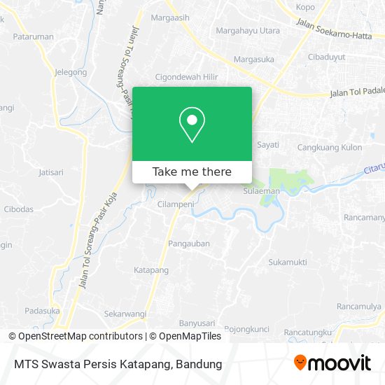 MTS Swasta Persis Katapang map
