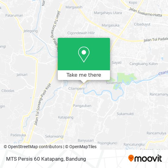 MTS Persis 60 Katapang map