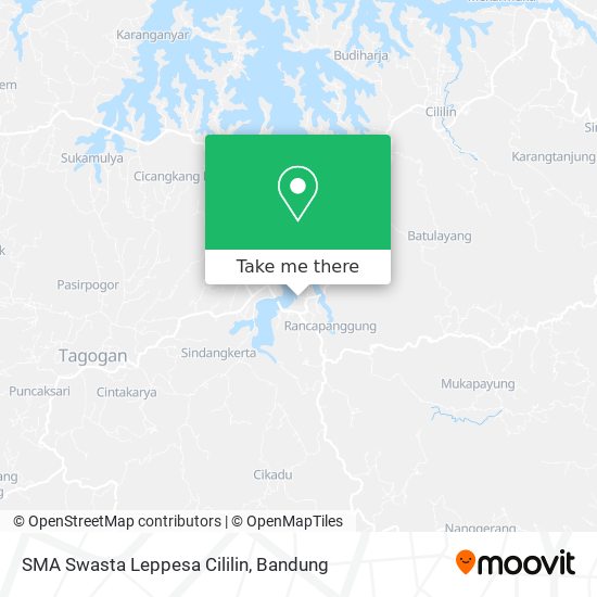 SMA Swasta Leppesa Cililin map
