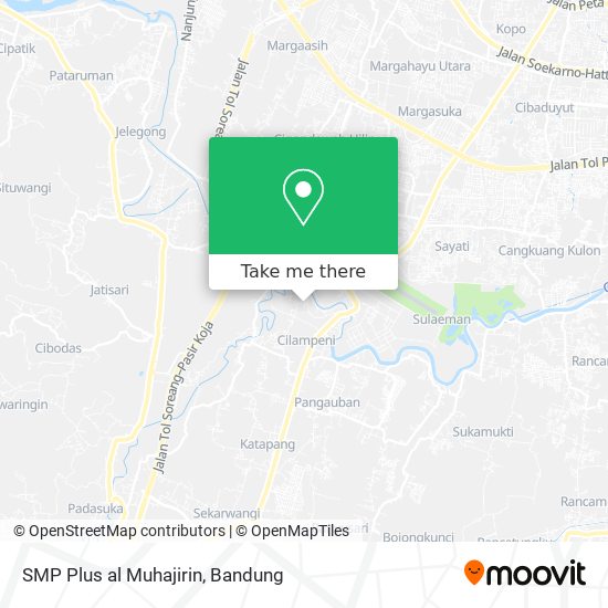 SMP Plus al Muhajirin map