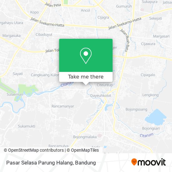 Pasar Selasa Parung Halang map