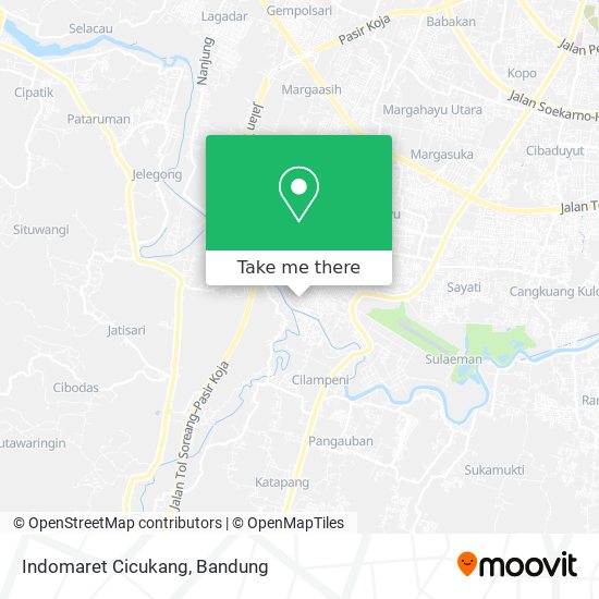 Indomaret Cicukang map