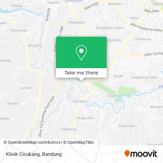 Klinik Cicukang map