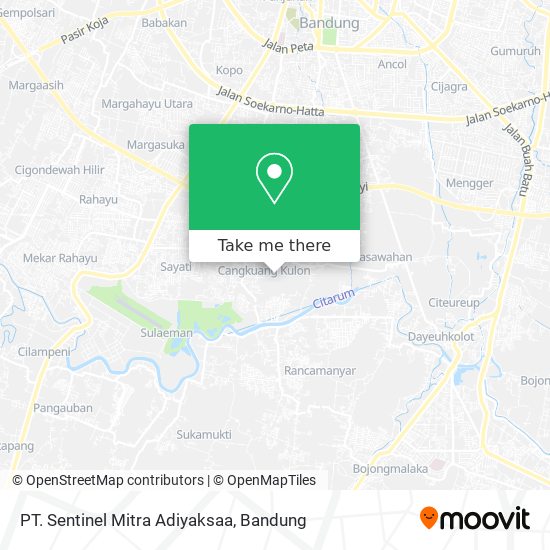 PT. Sentinel Mitra Adiyaksaa map