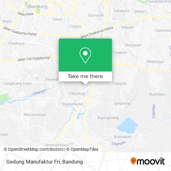 Gedung Manufaktur Fri map
