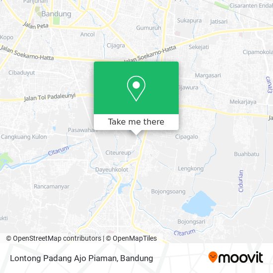 Lontong Padang Ajo Piaman map