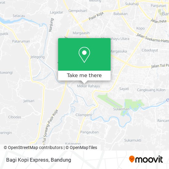 Bagi Kopi Express map