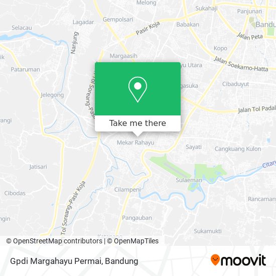 Gpdi Margahayu Permai map