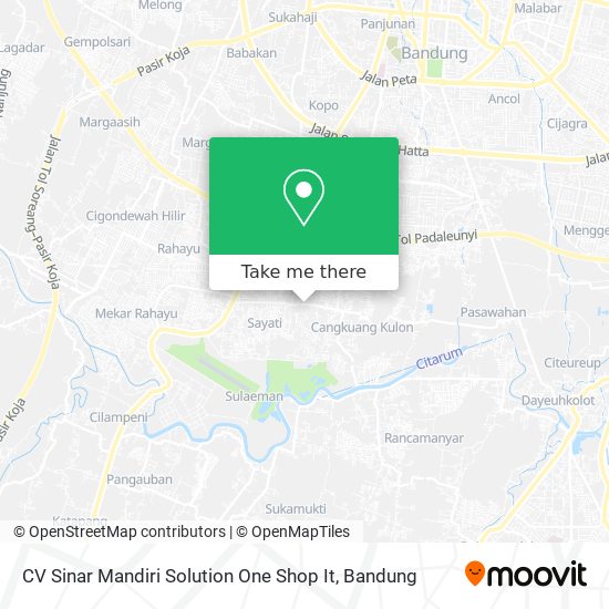 CV Sinar Mandiri Solution One Shop It map