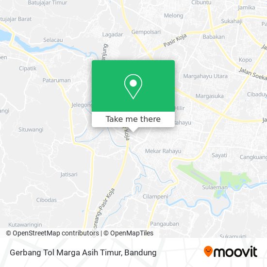 Gerbang Tol Marga Asih Timur map