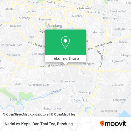 Kedai es Kepal Dan Thai Tea map