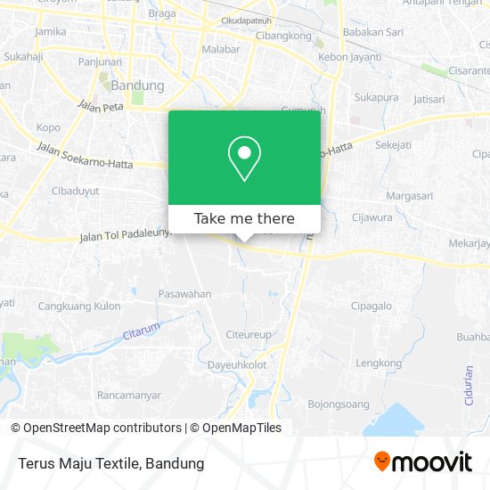 Terus Maju Textile map