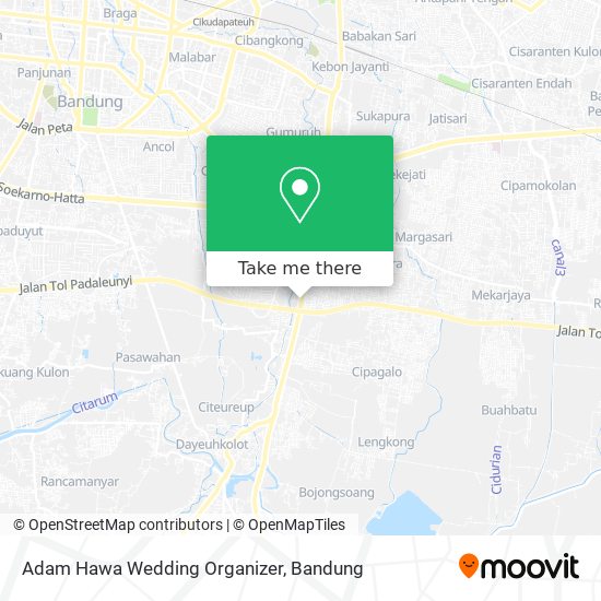 Adam Hawa Wedding Organizer map