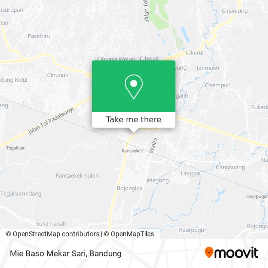 Mie Baso Mekar Sari map