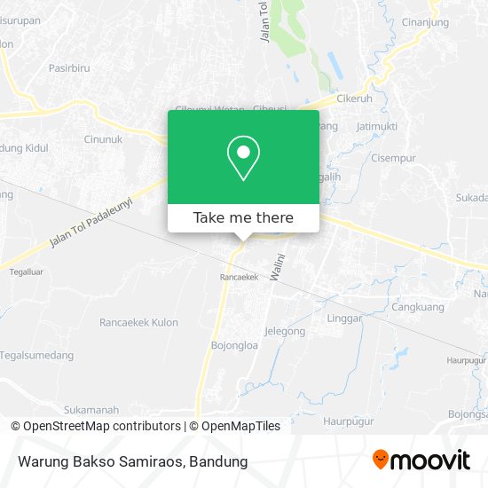 Warung Bakso Samiraos map