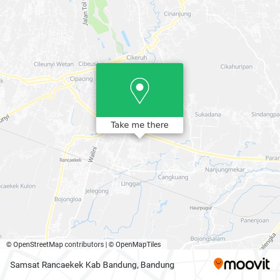 Samsat Rancaekek Kab Bandung map