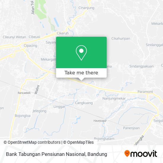 Bank Tabungan Pensiunan Nasional map