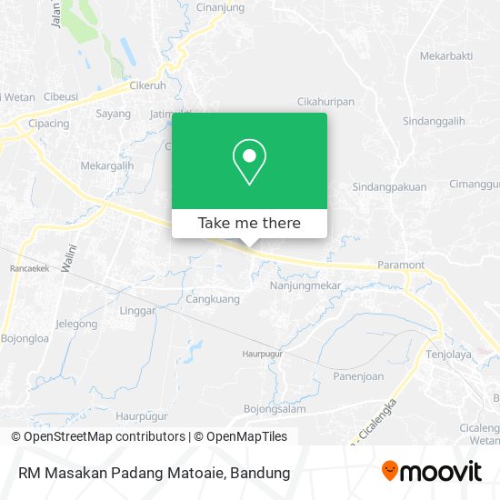 RM Masakan Padang Matoaie map