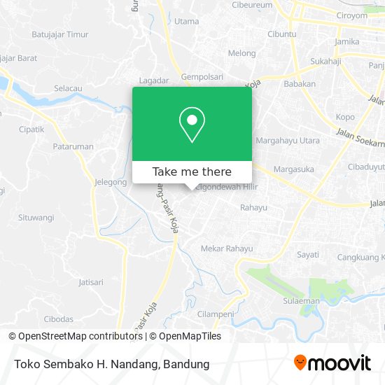 Toko Sembako H. Nandang map