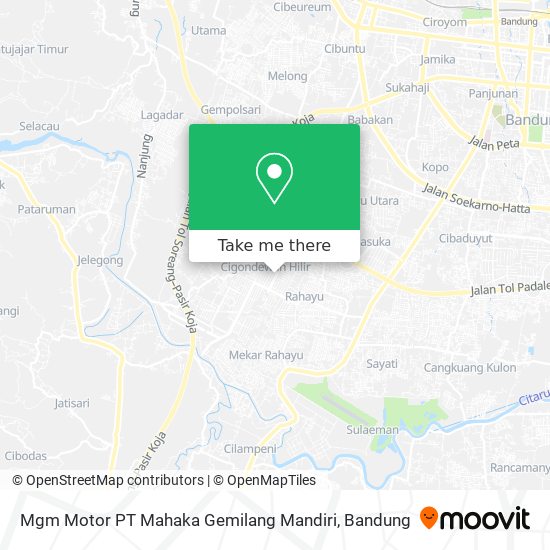 Mgm Motor PT Mahaka Gemilang Mandiri map