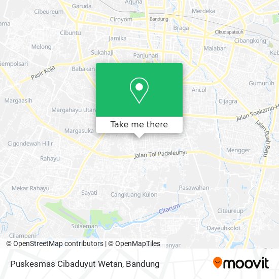 Puskesmas Cibaduyut Wetan map