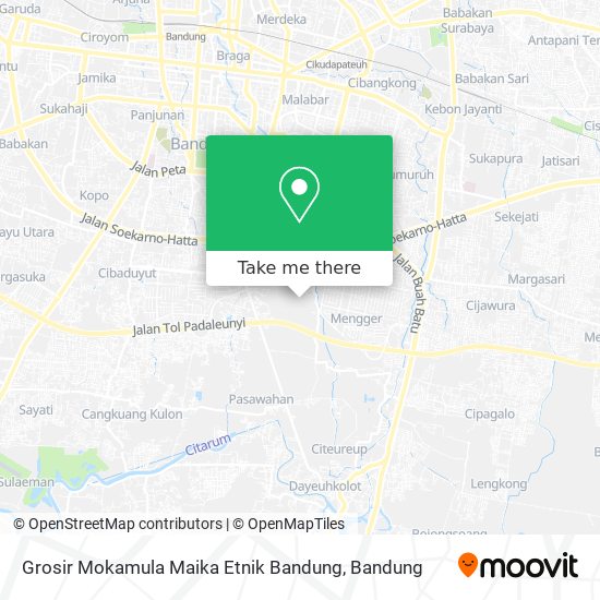 Grosir Mokamula Maika Etnik Bandung map