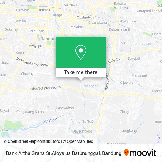 Bank Artha Graha St.Aloysius Batununggal map