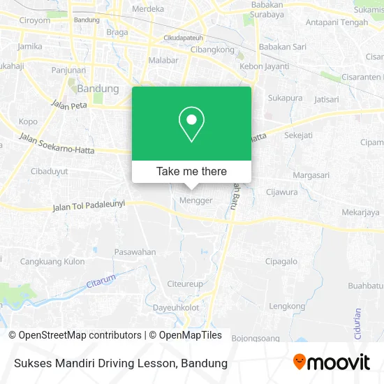 Sukses Mandiri Driving Lesson map