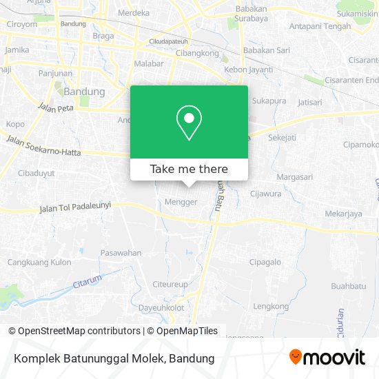 Komplek Batununggal Molek map