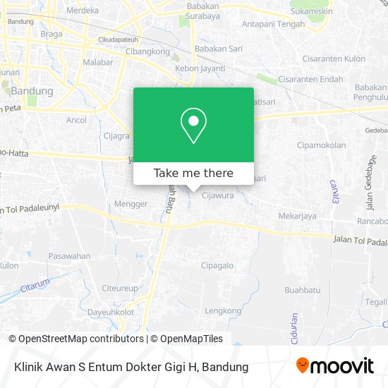 Klinik Awan S Entum Dokter Gigi H map