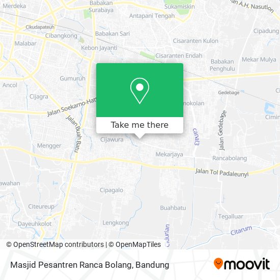 Masjid Pesantren Ranca Bolang map