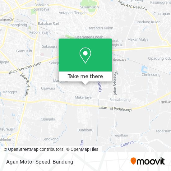 Agan Motor Speed map