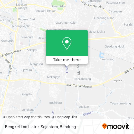 Bengkel Las Listrik Sejahtera map