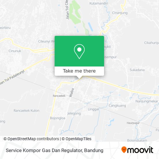 Service Kompor Gas Dan Regulator map