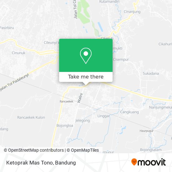 Ketoprak Mas Tono map