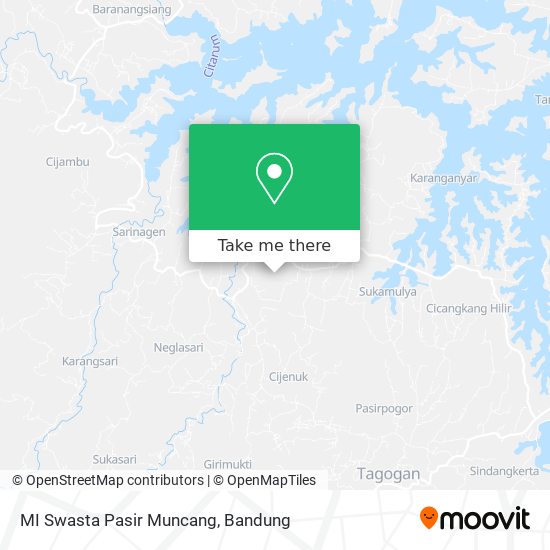 MI Swasta Pasir Muncang map
