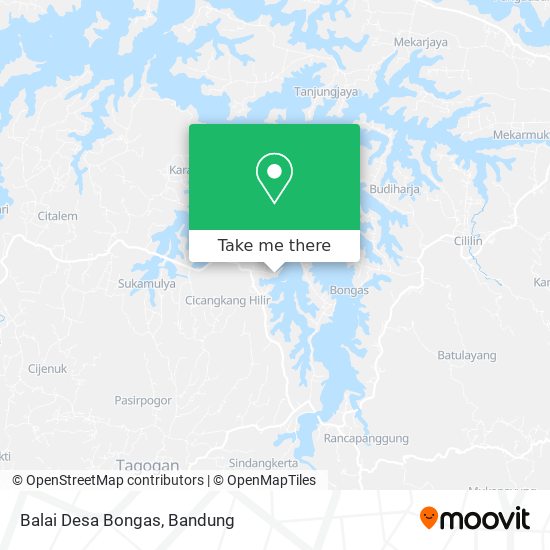 Balai Desa Bongas map