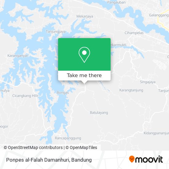 Ponpes al-Falah Damanhuri map