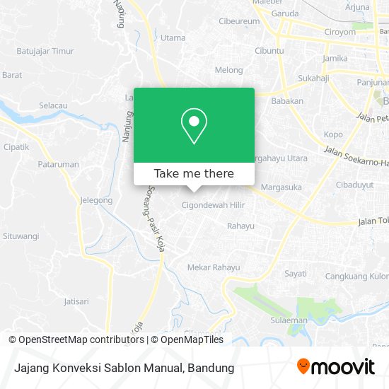 Jajang Konveksi Sablon Manual map