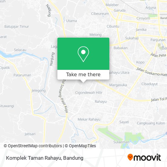 Komplek Taman Rahayu map