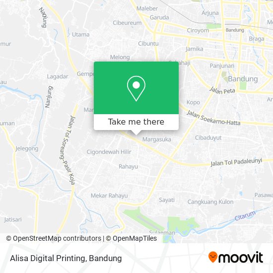 Alisa Digital Printing map
