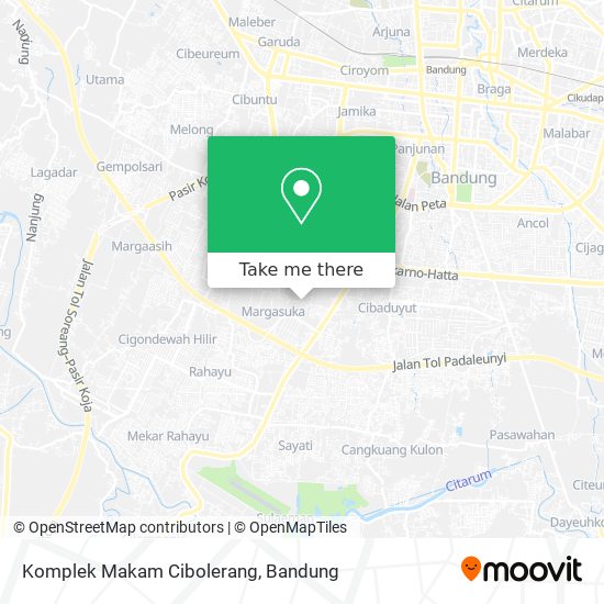 Komplek Makam Cibolerang map