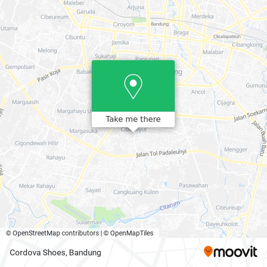 Cordova Shoes map