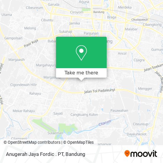 Anugerah Jaya Fordic . PT map
