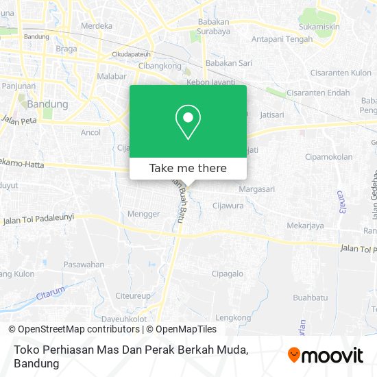 Toko Perhiasan Mas Dan Perak Berkah Muda map