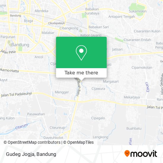 Gudeg Jogja map