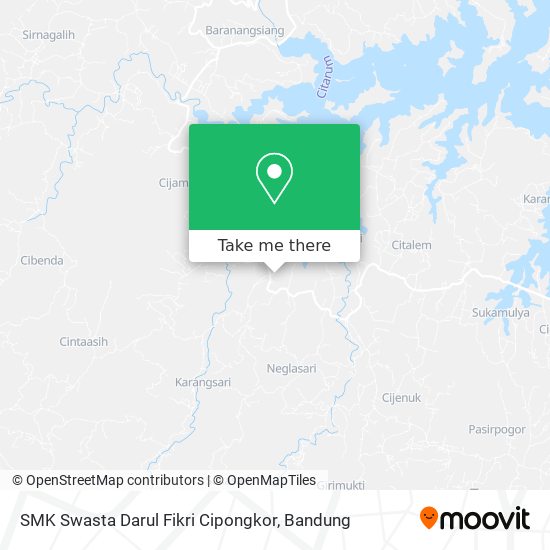 SMK Swasta Darul Fikri Cipongkor map