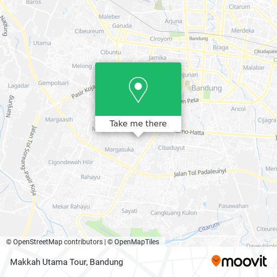 Makkah Utama Tour map