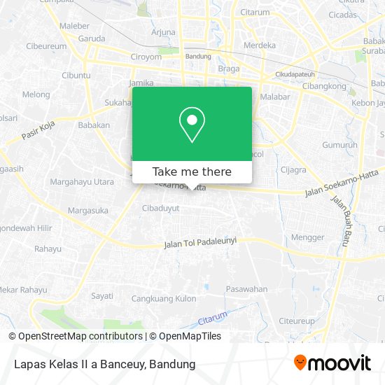 Lapas Kelas II a Banceuy map